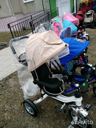 Велосипед- коляска с 1 года до 3 лет в наличии