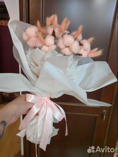 Букет из хлопка