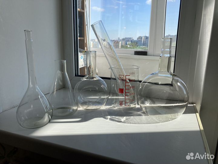 Химические колбы новые