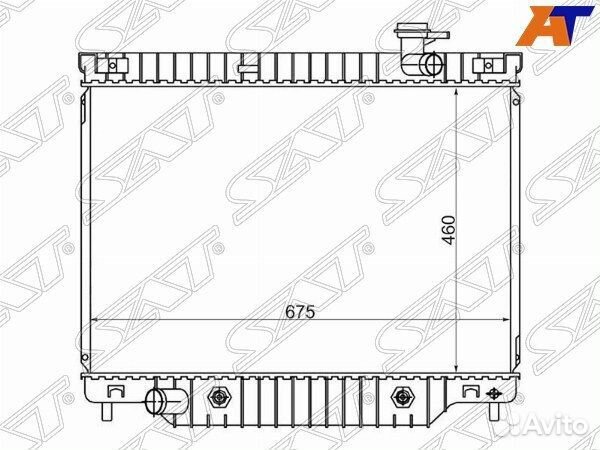 Радиатор Chevrolet TrailBlazer 01-10 / GMC Envo