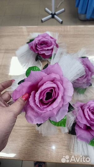 Свадебные украшения на машину на ручки