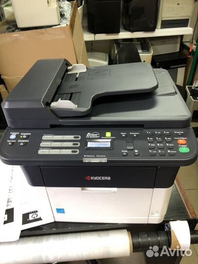 Мфу Kyocera Ecosys FS-1025MFP/печатает чисто