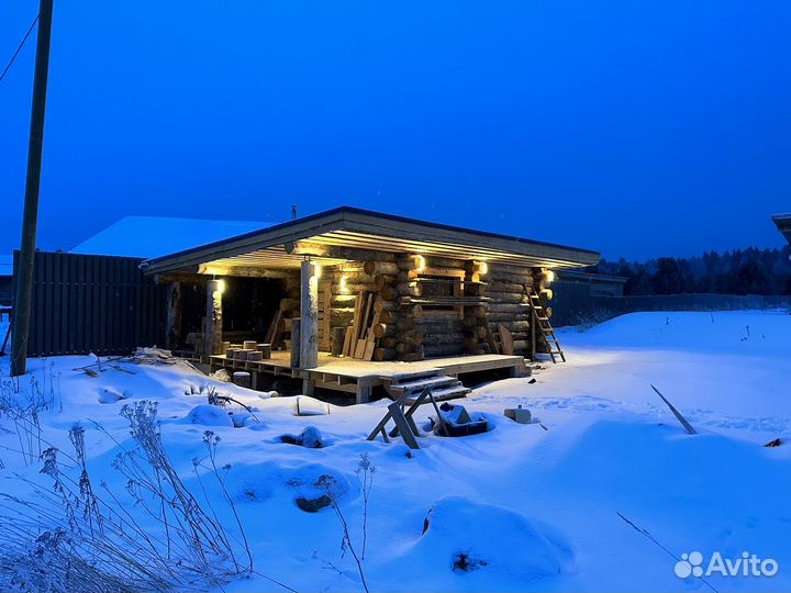 Срубы из кело. Баня из кело