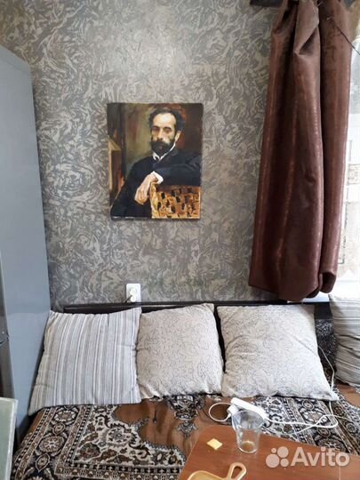 Картина маслом,портрет Исаака Левитана