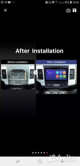 Магнитола mitsubishi outlander 2005-2011