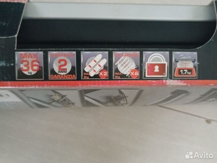 Menabo, Крепления для лыж и сноубордов