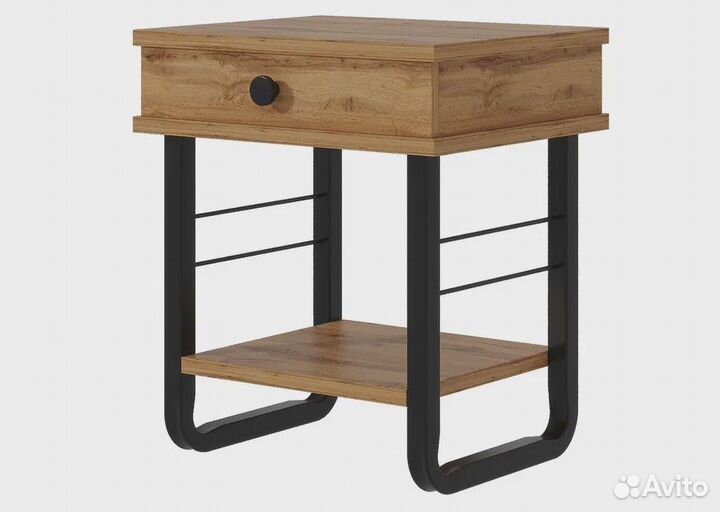 Тумба Прикроватная Грета Черный