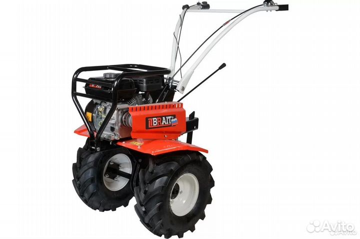 Мотоблок бензиновый Brait мкр 404W колеса Extreme