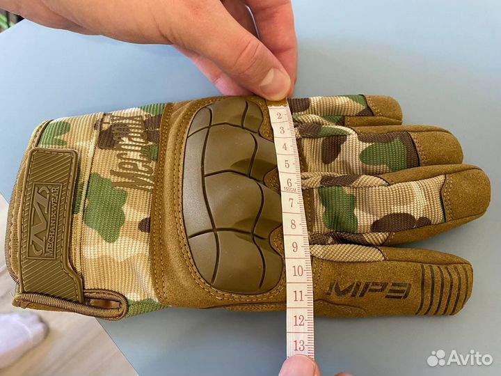 Тактические перчатки размер L бирка XL