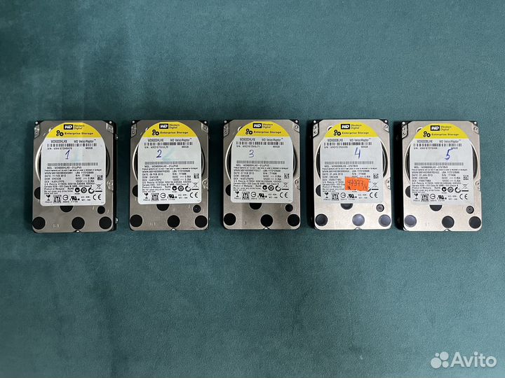 Жесткие серверные диски WD 600 гб WD6000hlhx