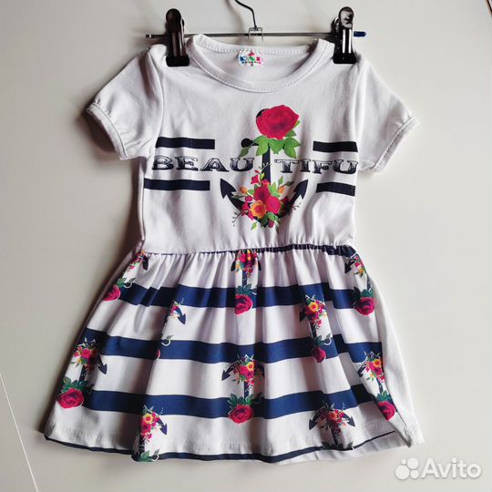 Платья новые для девочек 92