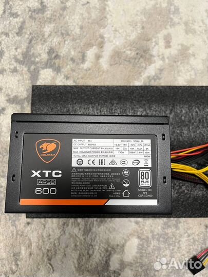 Блок питания для пк Cougar XTC argb 600