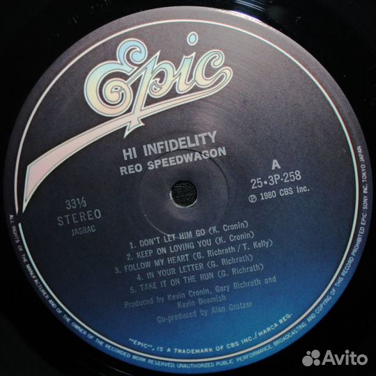 REO Speedwagon / Hi Infidelity (LP)