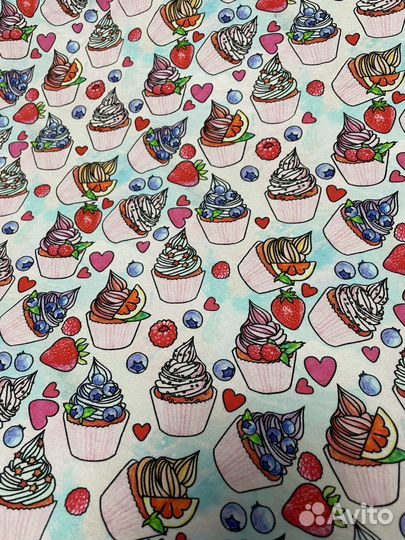 Ткань кулирка с лайкрой 100х100см отрез