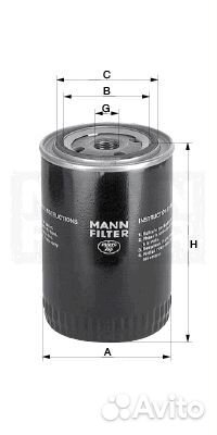Фильтр масляный mann-filter w 818/81 (w81881)