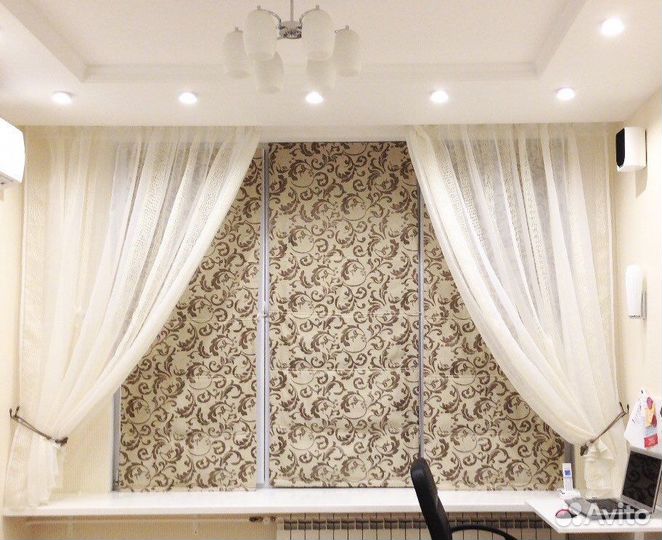 Римские шторы бу, 3 шт., ЖК Авеню 77