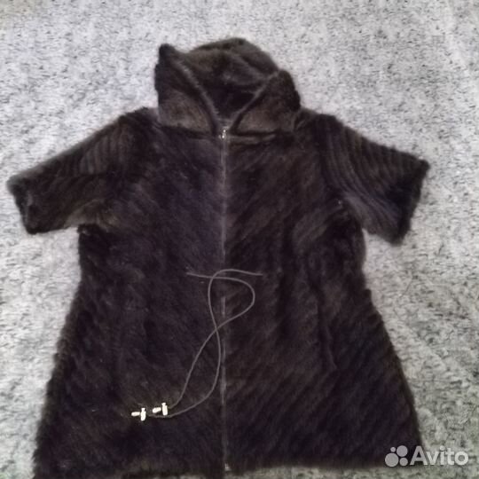 Норковая безрукавка