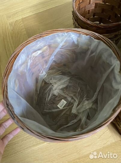 Плетенные кашпо корзины для цветов