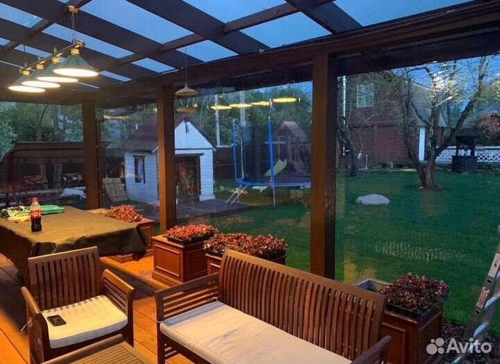 Мягкие окна для террас и беседок