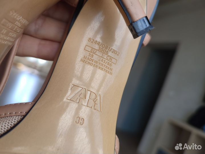 Мюли туфли Zara 37
