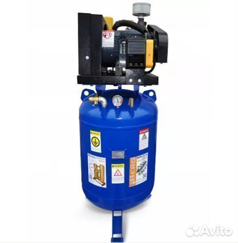Компрессор 4 кВт винтовой на ресивере