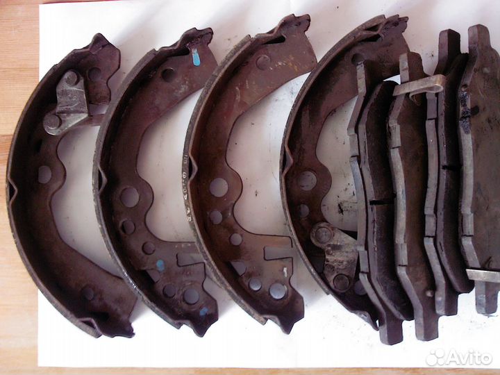 Колодки тормозные nissan note/march/cube