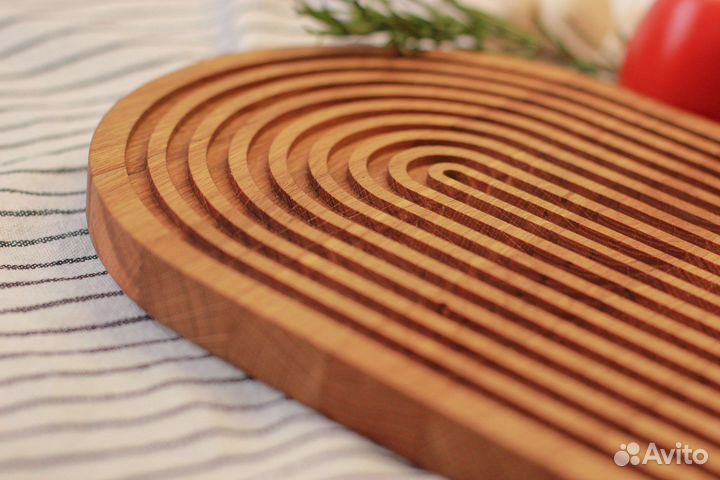 Доска разделочная, деревянная,массив дуба 30х20х2