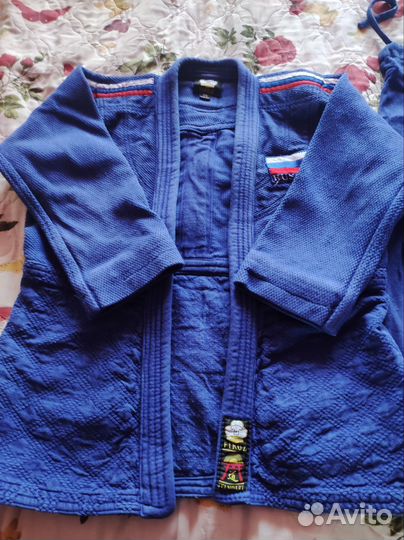 Кимоно для дзюдо синее