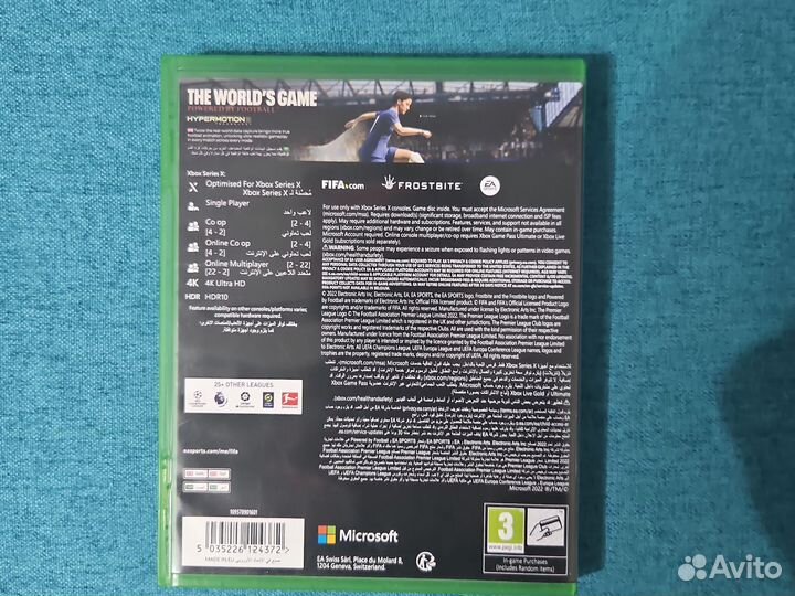 Диск на xbox fifa 23