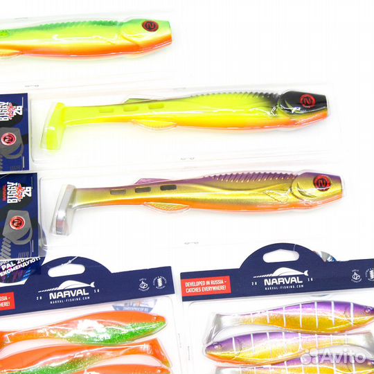 Силиконовые приманки Narval рыболовные крупные