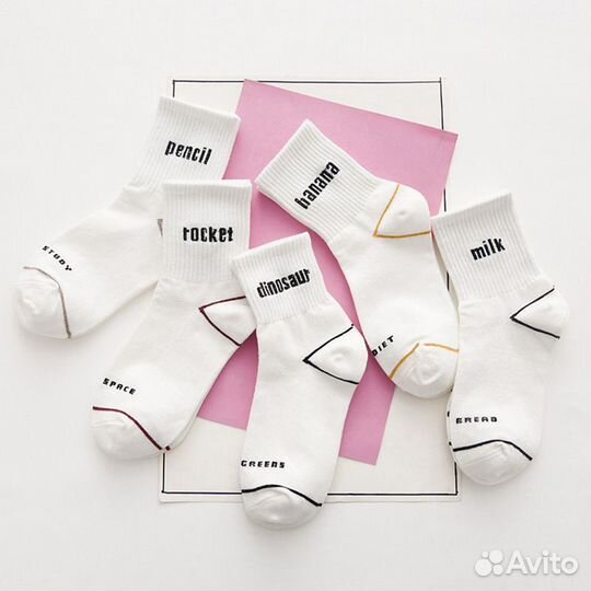 Носки новые с рисунком