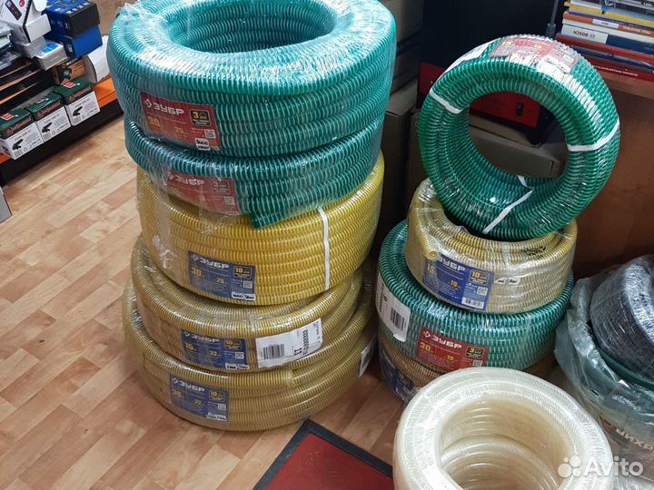 Шланг, армированый, резиновый трёхслойный Разные