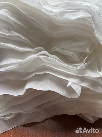 Жатый шифон натуральный шелк