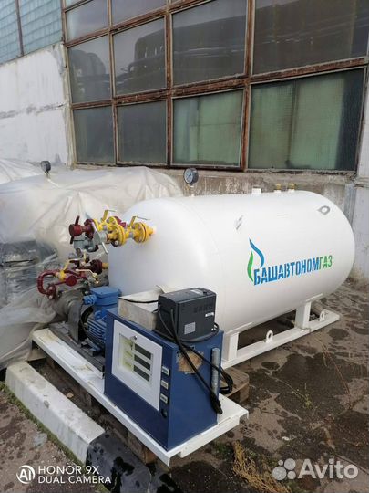 Мобильная передвижная газовая заправка агзс