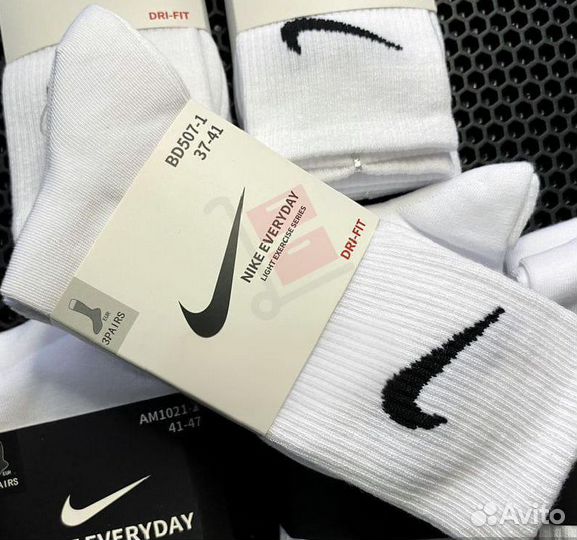 Носки nike женские набор 3 пары
