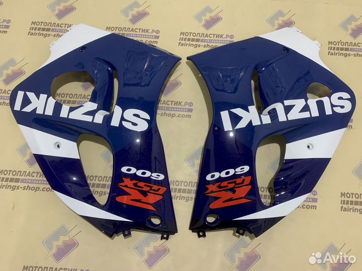 Suzuki gsxr600/750 1997-2000 комплект мотопластика