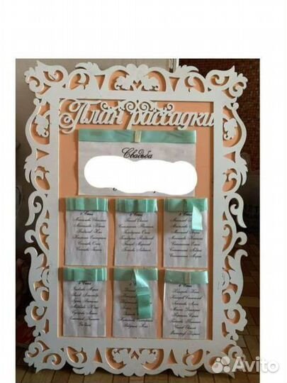 План рассадки