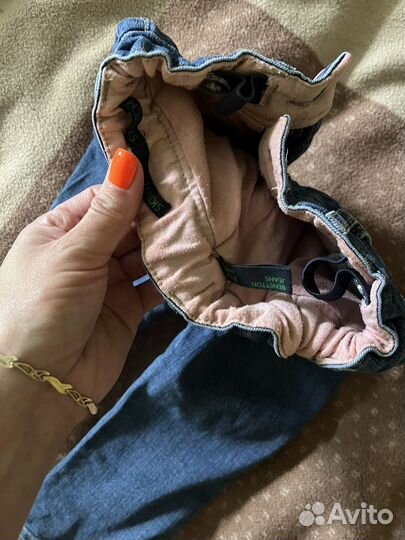 Джинсы для девочки 86