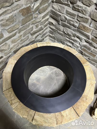 Кострище из природного камня 