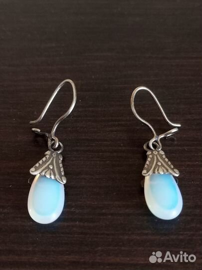 Серьги серебро
