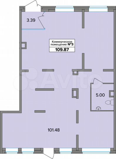 Свободного назначения, 109.87 м²