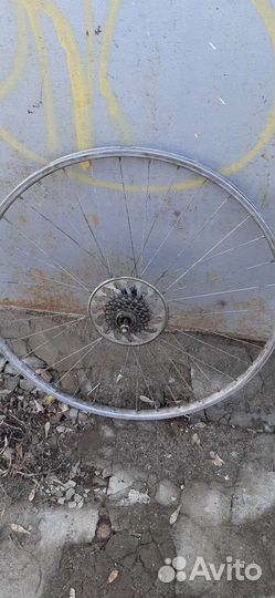 Колеса квелосипедам.24.26.хвз800 р 1 шт.бу