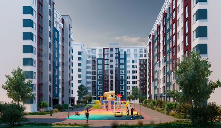 2-к. квартира, 62,1 м², 3/10 эт.