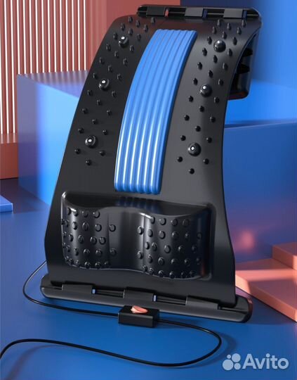 Массажёр для спины шеи поясницы Мостик +эл. массаж