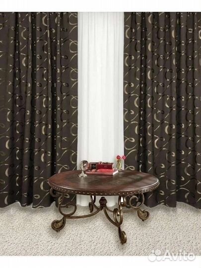 Шторы(новые) Блэкаут под лён 4м