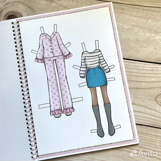 Бумажная кукла/домик/раскраски