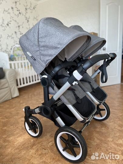 Коляска bugaboo donkey 3 twin+автолюльки и адаптер