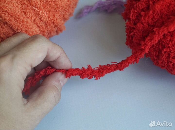 Пряжа пакетом фантазийная Кузя клубочкин