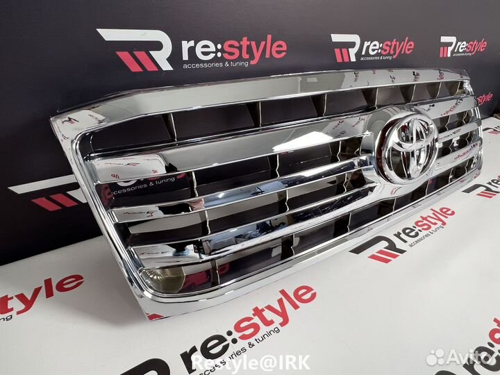 Решетка радиатора Land Cruiser 100 3м 05-07г Хром