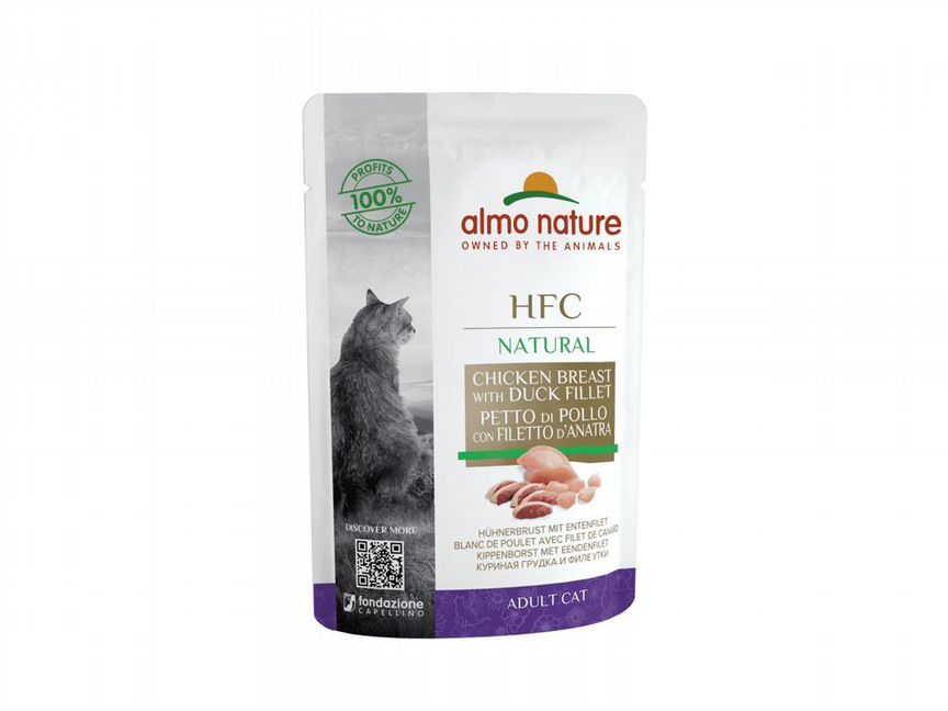 Almo Nature консервы hFC Natural паучи для кошек &